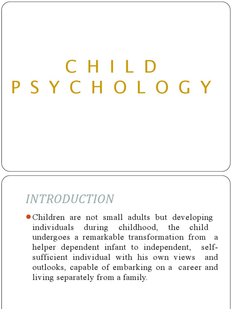 What Is in Your Child Mind | PDF | Id | Classical Conditioning