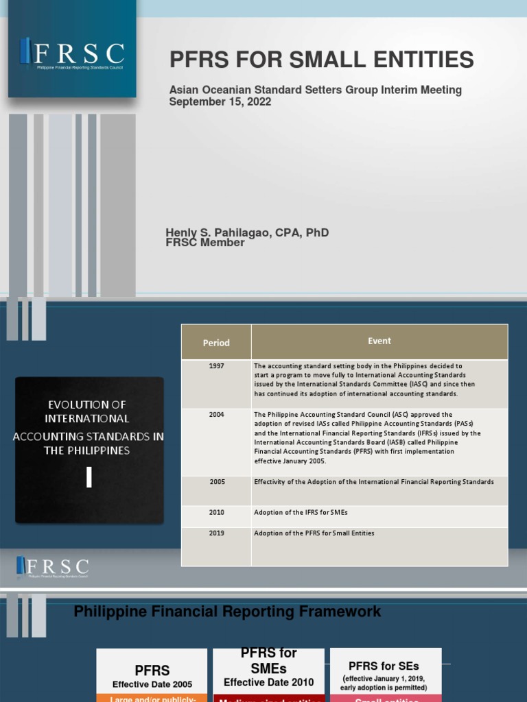 AP 06 - PFRS For Small Entities | PDF | International Financial ...