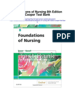 Foundations of Nursing 8th Edition Cooper Test Bank