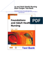 Foundations and Adult Health Nursing 7th Edition Cooper Test Bank