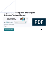 Reglamento de Regimen Interno para Unidades Tacticas Manual - PDF - Sargento - Policía