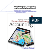 Financial and Managerial Accounting 14th Edition Warren Solutions Manual