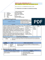 Escribimos Un Texto Narrativo Sobre El Cuidado de Ambiente.