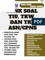 17c7. Bank Soal Tiu, TKW Dan TKP Asn-Cpns