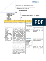 Evaluación Diagnostica Ept 2021