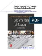 Fundamentals of Taxation 2017 Edition 10th Edition Cruz Solutions Manual