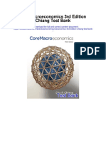 Coremacroeconomics 3rd Edition Chiang Test Bank