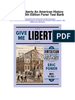 Give Me Liberty An American History Volume 1 5th Edition Foner Test Bank