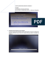 Manual Instalación Sistema Operativo Windows 7