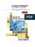 Hands On Virtual Computing 2nd Edition Simpson Test Bank
