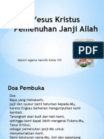 Yesus Kristus Pemenuhan Janji Allah