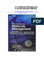 Introduction To Materials Management 7th Edition Arnold Solutions Manual
