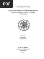 Download TEKNIK PENGUJIAN KUALITAS BAKTERIOLOGI DAGING AYAM DAN SAPI DI BALAI BESAR VETERINER YOGYAKARTA by Rista Susanti SN66963670 doc pdf