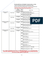 BSC I To VI Sem Rev Time Table Nov 2022