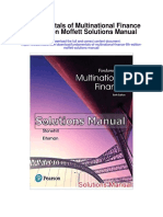 Fundamentals of Multinational Finance 6th Edition Moffett Solutions Manual