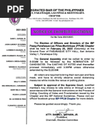 IBP PPLM ELECTIONS On Feb 25 2023 Notice General Instructions Guidelines