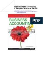 Frank Woods Business Accounting 13th Edition Sangster Solutions Manual