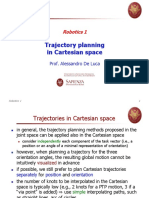 Trajectory Planning in Cartesian Space: Robotics 1