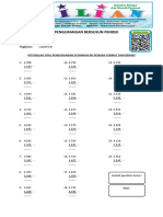 Soal Pengurangan Bersusun Pendek Level 5D