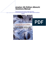 Fraud Examination 4th Edition Albrecht Solutions Manual