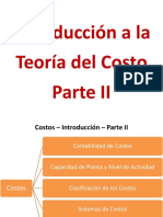 001 2 2023 COSTOS - Introduccion A La Teoria Del Costo - Parte II