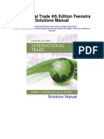 International Trade 4th Edition Feenstra Solutions Manual