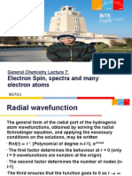 Electron Spin, Spectra and Many Electron Atoms: Pilani