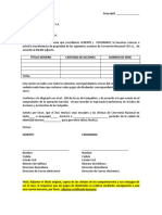 Formato Carta de Cesion