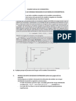 Examen Parcial de Econometria Ii