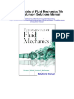 Fundamentals of Fluid Mechanics 7th Edition Munson Solutions Manual