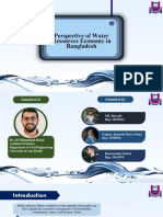 Perspective of Water Resources Economy in Bangladesh