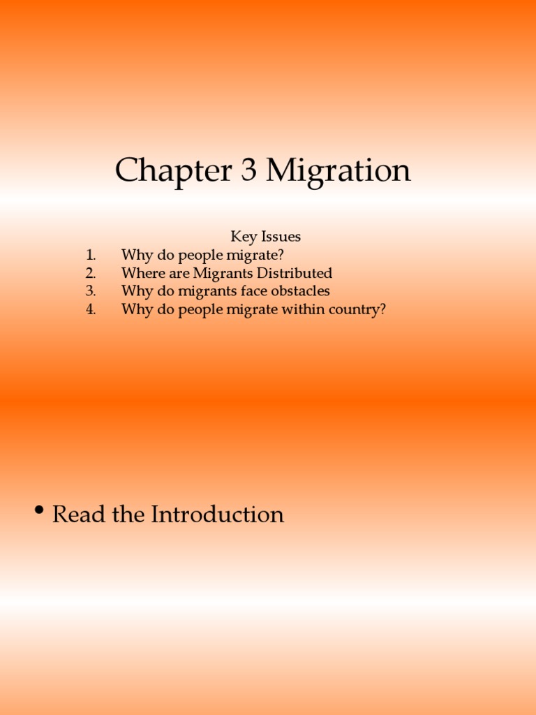Understanding Migration Patterns and Factors | PDF | Human Migration ...