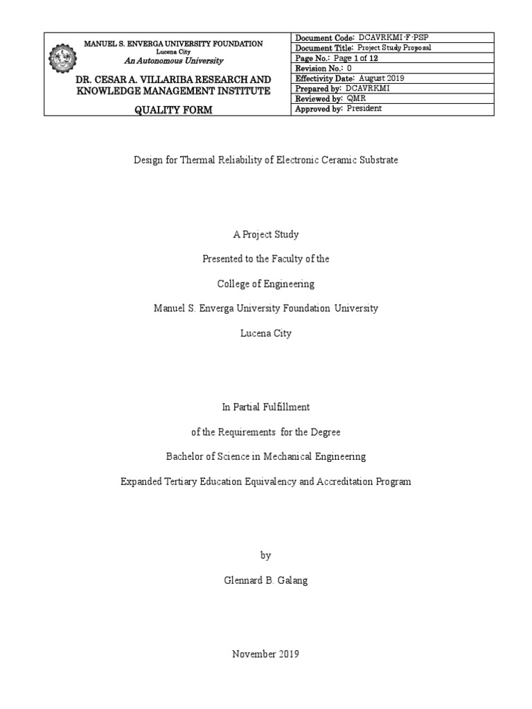 Design For Thermal Reliability Of Electronic Ceramic Substrate Rev1