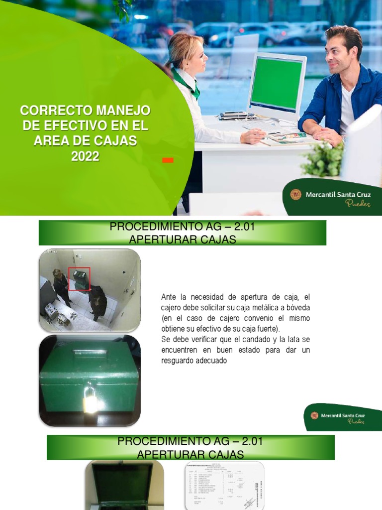 Manejo Efectivo en Cajas 2022 | PDF | Dinero | Billete de banco