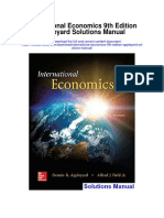 International Economics 9th Edition Appleyard Solutions Manual
