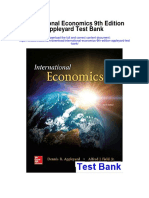 International Economics 9th Edition Appleyard Test Bank