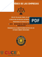 Esquema de La Constitución Política de Los Estados Unidos Mexicanos