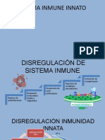 Disregulación de Sistema Inmune