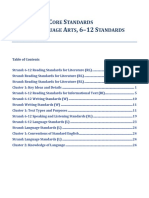 CCS-ELA 6-12 Standards Progression