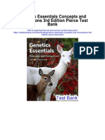 Genetics Essentials Concepts and Connections 3rd Edition Pierce Test Bank