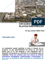 Localización de Plantas Industriales: Dr. Ing. Antonio Müller Solón