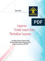 Laporan Triwulan 2020 Tindak Lanjut Survei IPK-IKM