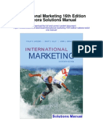 International Marketing 16th Edition Cateora Solutions Manual