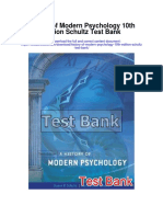 History of Modern Psychology 10th Edition Schultz Test Bank