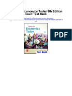 Issues in Economics Today 8th Edition Guell Test Bank