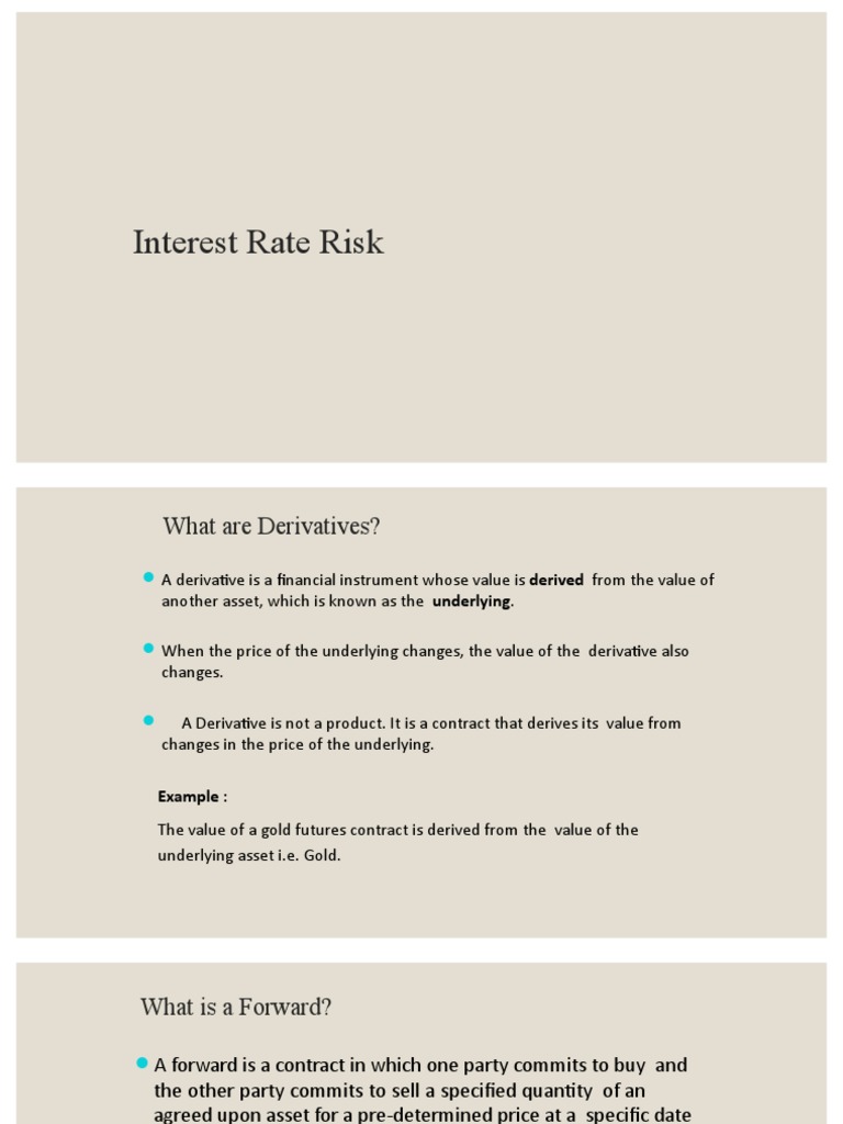 Managing Interest Rate Risk Revised | PDF | Option (Finance ...