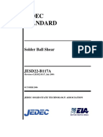 Ball Shear Test Standard - Jedec - 22b117a - 20230810