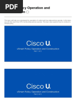 Vsmart Policy Operation and Construction - Cisco SD-WAN Operation and Deployment
