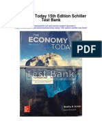 Economy Today 15th Edition Schiller Test Bank