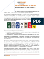 Identificación de No Conformidades Iso 14001:2015: Empresa de Servicios de Limpieza Colombia Hogar S.A.S